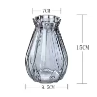 陶瓷玻璃花瓶摆件客厅插花家居饰品满天星干花花束手提花篮藤编 三维工匠 酒坛花篮 中等
