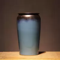 新中式陶瓷花瓶摆件客厅插花大号落地景德镇简约现代北欧家居轻奢 三维工匠 幽兰花瓶(含黄色跳舞兰)
