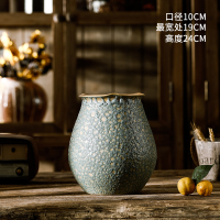 陶瓷台面小花瓶向日葵干花装饰水培水养现代简约客厅餐桌花瓶摆件 三维工匠 水滴瓶9号