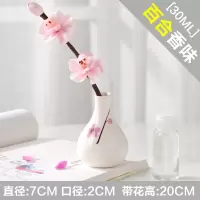 可爱室内创意房间卧室客厅无火香薰套装现代家居装饰品陶瓷小摆件 三维工匠 蕾丝粉瓶(玫瑰)温暖浪漫.淡