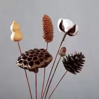 陶瓷花瓶干花装饰品摆件北欧简约小花瓶客厅插花餐桌家居创意摆设 三维工匠 套餐A07