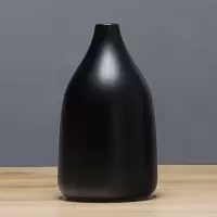 陶瓷器小花瓶客厅摆件北欧创意电视柜插花装饰品现代简约瓷器家居 三维工匠 灰色C款