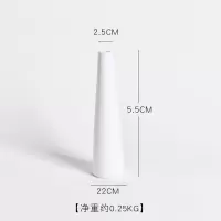 北欧简约复古风桌面陶瓷花瓶客厅餐桌插花花艺电视柜橱窗装饰摆件 三维工匠 花瓶J