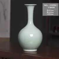 景德镇陶瓷器 颜色釉冰裂纹白色花瓶现代时尚 工艺品 家居摆设件 三维工匠 蓝色摆件