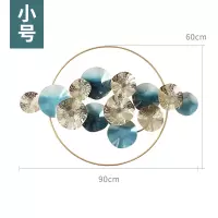 新中式壁挂金属轻奢风墙面壁饰卧室客厅背景墙铁艺挂件装饰品墙饰 三维工匠 《山影》灰M