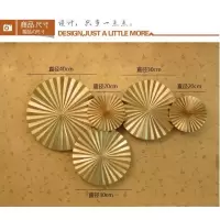 现代中式铁艺墙面装饰客厅酒店 背景墙金属装饰 创意壁饰挂件 三维工匠 60cm
