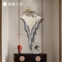 现代轻奢风装饰挂件玄关走廊过道3D立体创意背景墙面装饰壁饰挂件 三维工匠