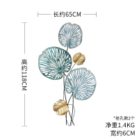 ins风房间客厅墙面装饰挂件 创意玄关墙壁挂饰 铁艺壁饰立体墙饰 三维工匠 《静》L(6月15日发货)