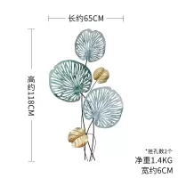 ins风房间客厅墙面装饰挂件 创意玄关墙壁挂饰 铁艺壁饰立体墙饰 三维工匠 《静》L(6月15日发货)