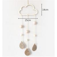 ins云朵星球墙壁装饰挂件 北欧儿童房家居壁饰装饰房间的小饰品 三维工匠 闪金云朵挂件成品