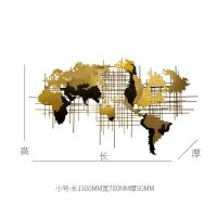 世界地图客厅沙发背景墙面装饰样板房办公室现代金属铁艺墙饰挂件 三维工匠 详细请咨询客服壁饰
