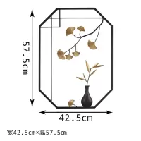 新中式客厅背景墙面装饰品餐厅墙壁挂饰书房现代墙饰创意铁艺挂件 三维工匠 BS18010-茶壶三-C小款壁饰