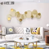 现代简约立体铁艺壁饰客厅沙发背景墙面装饰创意轻奢金属壁挂挂件 三维工匠 支持定制