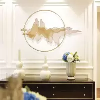酒店沙发背景墙壁饰玄关床头餐厅墙面装饰挂件客厅餐桌壁挂假山影 三维工匠 80cm*40cm