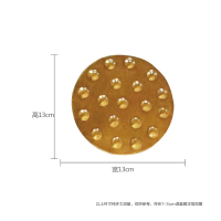 北欧铁艺壁挂荷花荷叶金属艺术塑壁饰酒店大堂酒吧会所软装墙饰 三维工匠 荷叶直径32CM