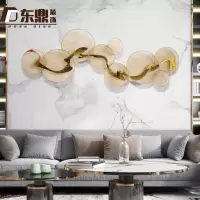 现代轻奢墙面装饰金属壁饰墙壁挂饰简约客厅背景墙上墙饰立体 三维工匠 200*75CM