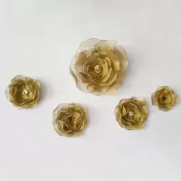 金属网花朵壁饰壁挂立体墙面装饰挂件客厅沙发背景墙软装墙饰直销 三维工匠 支持定做