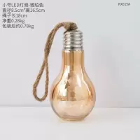 北欧ins小灯泡挂饰装饰墙面麻绳灯挂件卧室房间布置个性创意壁饰 三维工匠 LED灯泡-大号幻彩