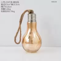 北欧ins小灯泡挂饰装饰墙面麻绳灯挂件卧室房间布置个性创意壁饰 三维工匠 LED灯泡-琥珀色