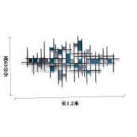 现代轻奢金属壁饰客厅沙发墙饰壁挂件酒店样板房创意软装墙面装饰 三维工匠 长1.2米X63公分高