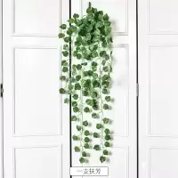 仿真绿色藤蔓植物绿植客厅挂饰壁挂绿萝家居饰品仿真假植物壁饰 三维工匠 一支扶芳