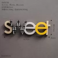 北欧风个性家居壁挂木质英文字母墙壁墙面装饰挂件室内创意壁饰 三维工匠 HOME