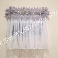 电表盒装饰帘 多媒体集线箱 电闸防尘盖巾 墙贴 壁饰 遮丑挡脏贴 三维工匠 蓝绿色35到45厘米以内帘宽45高30左右