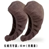 [两条装]干发帽加厚加大吸水速干包头夏季擦头干发巾浴帽 三维工匠 长绒B款:卡其两条