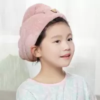 干发帽女吸水成人加厚可爱擦头发速干毛巾包头巾浴帽长发 三维工匠 日韩系双层干发帽牛仔蓝;20*60cm