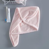 干发帽女吸水速干长短发包头巾吸水擦头发毛巾加厚浴帽干发巾 三维工匠 浅灰