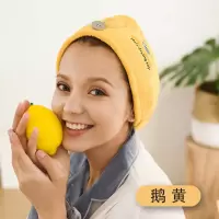 干发帽吸水速干快速强长发烘干头发毛巾女士裹的发帽浴帽 三维工匠 干发帽[深蓝色]
