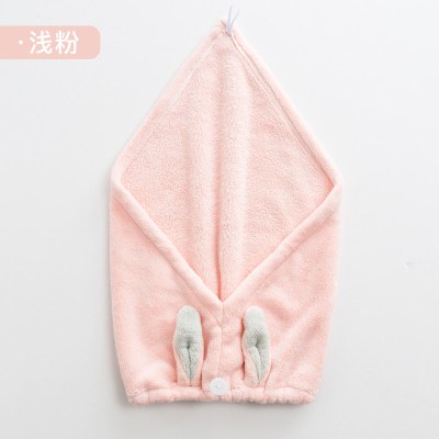 干发帽女吸水可爱速干长发包头巾擦洗头毛巾加厚浴帽子干发巾 三维工匠 浅紫色
