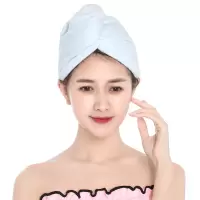 超细纤维干发帽女吸水擦头发速干毛巾束发包头巾可爱洗头浴帽长发 三维工匠 升级加厚干发帽(浅紫)