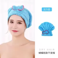 干发帽女吸水速干可爱擦头毛巾包头巾成人加厚浴帽干发巾 三维工匠 三角款一条装(咖啡色)GF001