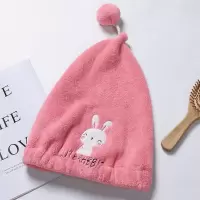 快速干发毛巾干发帽女吸水速干擦头发包头巾帽洗头发帽子浴帽 三维工匠 紫色-狐狸