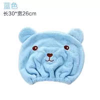 创意卡通浴帽吸水速干包头巾浴室可爱动物成人加厚擦头干发帽 三维工匠 粉色