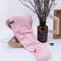干发帽女吸水速干擦洗头发帽子长发浴帽毛巾家用双层加厚 三维工匠 成人干发帽(紫色)+儿童干发帽(粉色)