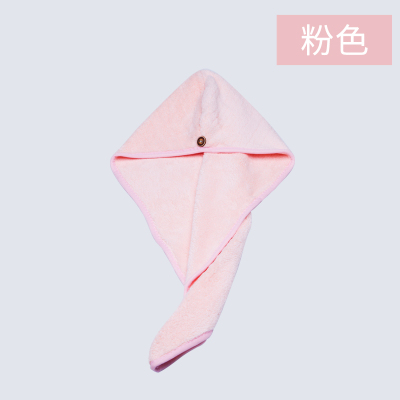 包头巾浴帽干发帽子可爱女吸水毛巾擦长头发快速干洗头巾 三维工匠 浅紫+浅灰各1条[吸水款]