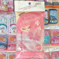 台湾浴帽女防水洗澡可爱成人头套大码双层加大加厚长发淋浴帽 三维工匠 兰花蝴蝶结粉色双层33CM