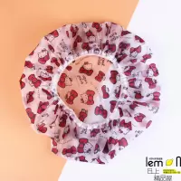 美乐蒂成人女士防水防油防污帽卡通浴帽 粉色 三维工匠 粉红色美乐蒂