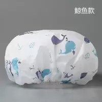 5个装防水浴帽成人家用做饭女士炒菜头发防尘塑料沐帽时尚印花透 三维工匠 浴帽五个[蝴蝶结]+蝴蝶干发帽