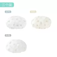 3个装浴帽女防水可爱长短发沐浴帽防尘防油烟加厚头套洗澡洗头帽 三维工匠 随机色[3个装]