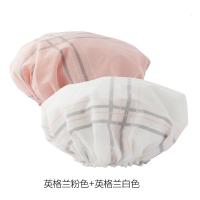浴帽厨房清洁沐浴女性防水防油烟防灰尘土帽子头套女人 三维工匠 英格兰粉