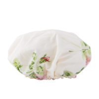 浴帽家用女士款成人防水洗澡淋浴长发双层加厚洗浴发帽 三维工匠 浴帽1个随机款+多样屋纱布巾1块随机款