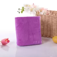 院理发店专用干发包头毛巾加厚比纯棉吸水厂家刻字定制印logo 三维工匠 桔黄色超厚 35x75cm干发帽/干发巾