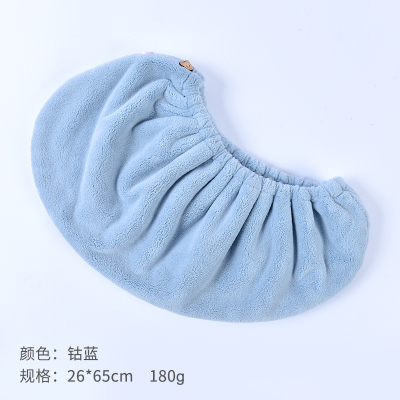干发帽女超吸水速干加厚干发巾包头毛巾帽吸水干发浴巾冒 三维工匠 兰花紫A