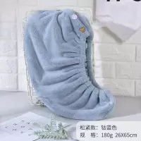 干发帽女加厚吸水速干干发巾洗发毛巾吸水巾女可爱速干帽 三维工匠 钴蓝色A