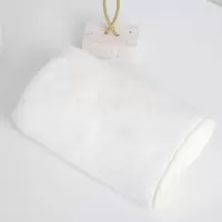 珊瑚绒速干比纯棉全棉吸水不毛家用擦头发干发儿童男女洗脸毛巾 三维工匠 无刺绣款白色干发帽