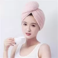 日本双层加厚干发帽女速干成人孕妇包头巾擦头发吸水 三维工匠 奶咖菠萝格单层