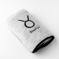 毛巾纯棉洗脸柔软家用洗澡吸水速干发擦脸小毛巾女全棉面巾不毛 三维工匠 [2条]天秤座—(深灰+浅灰)干发帽/干发巾